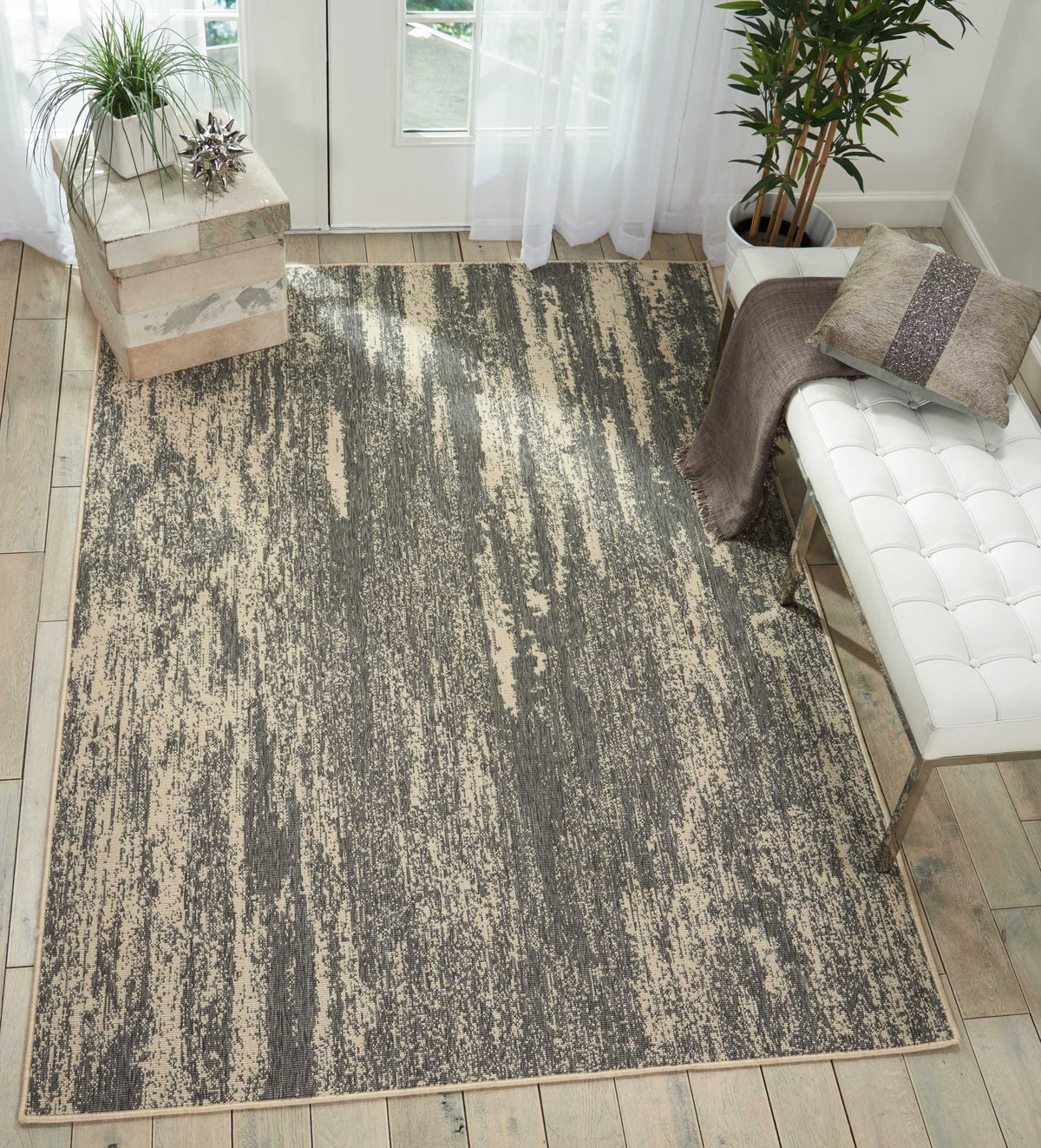 Lido LID04 Grey Cream Rug