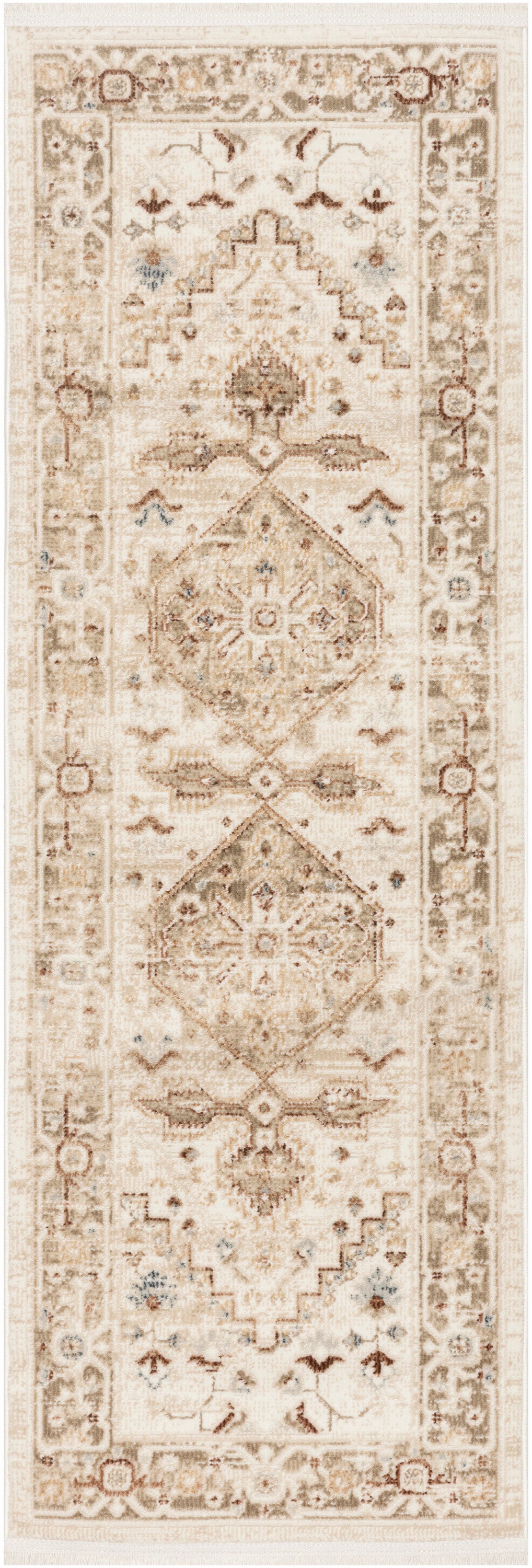 Pardis PRD02 Ivory Taupe Rug