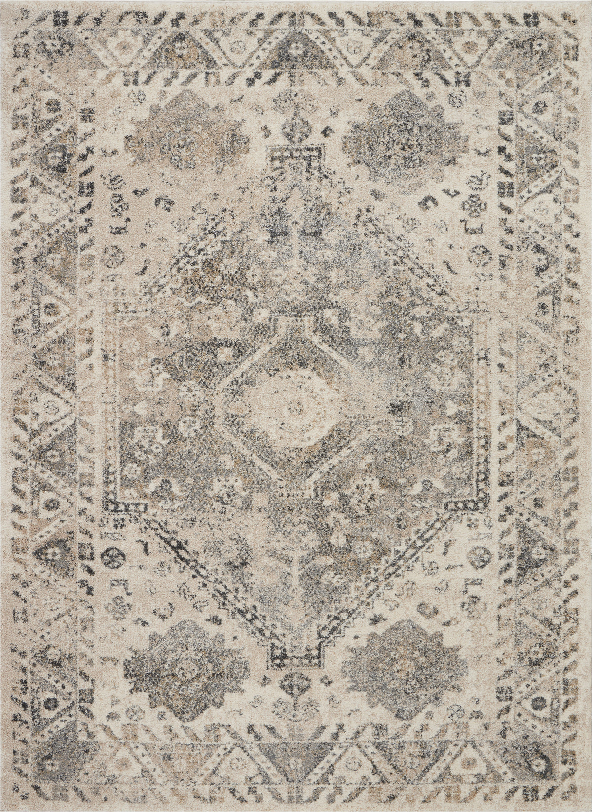 Fusion FSS11 Cream Grey Rug