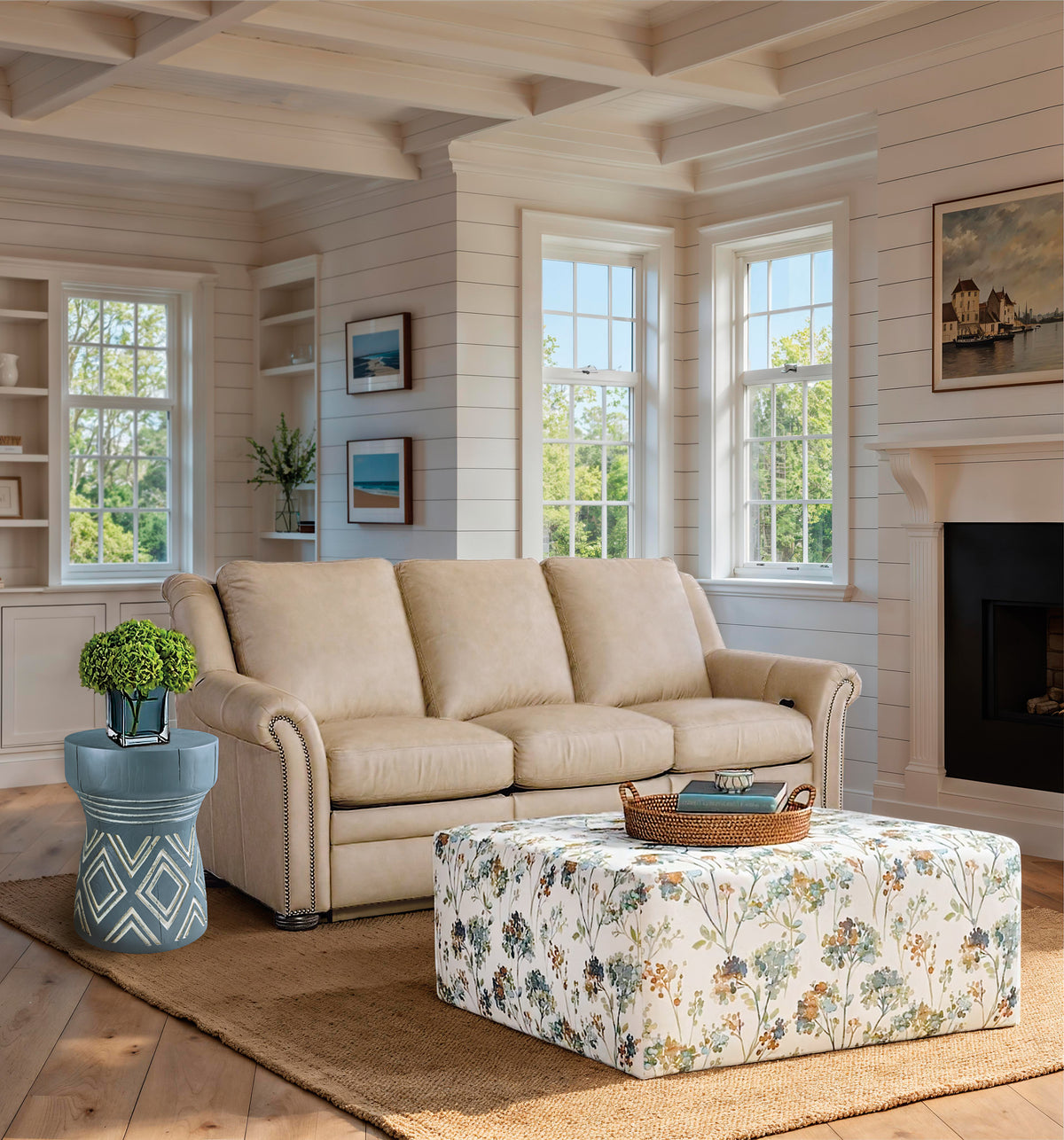 Arlo Medium Square Ottoman