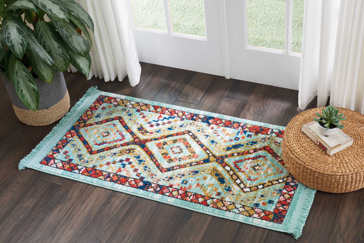 South Western NAV02 Aqua Rug