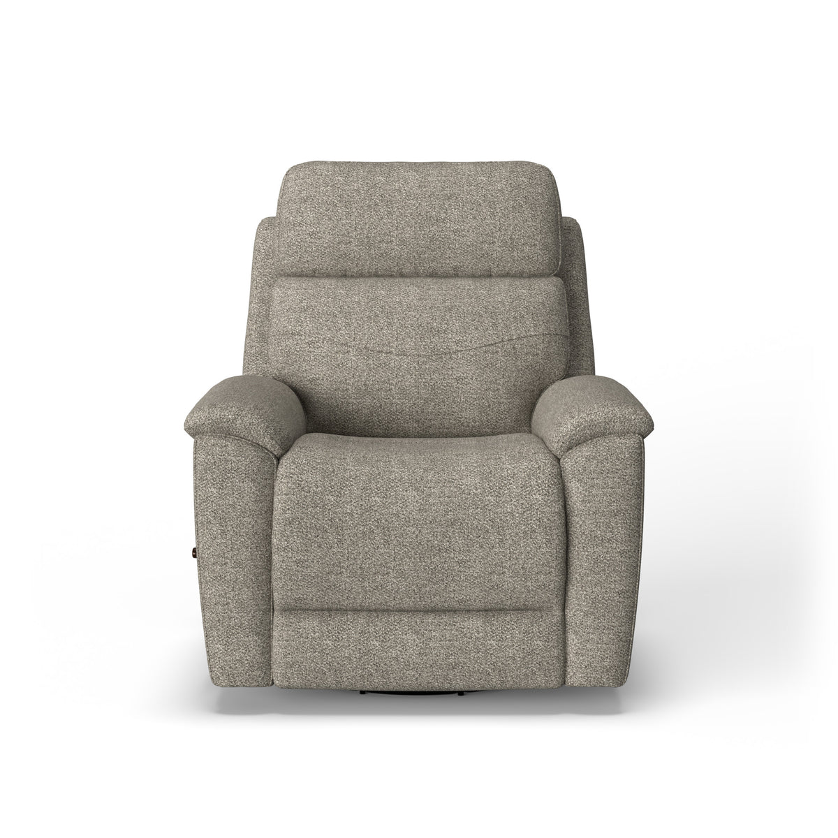 Refined Fabric Swivel Gliding Recliner