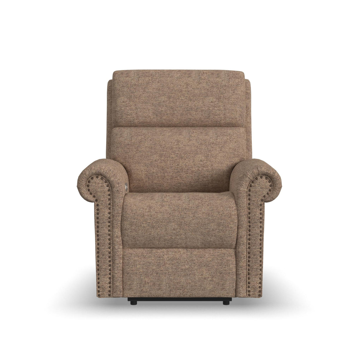 Bernard Fabric Power Recliner with Power Headrest & Lumbar