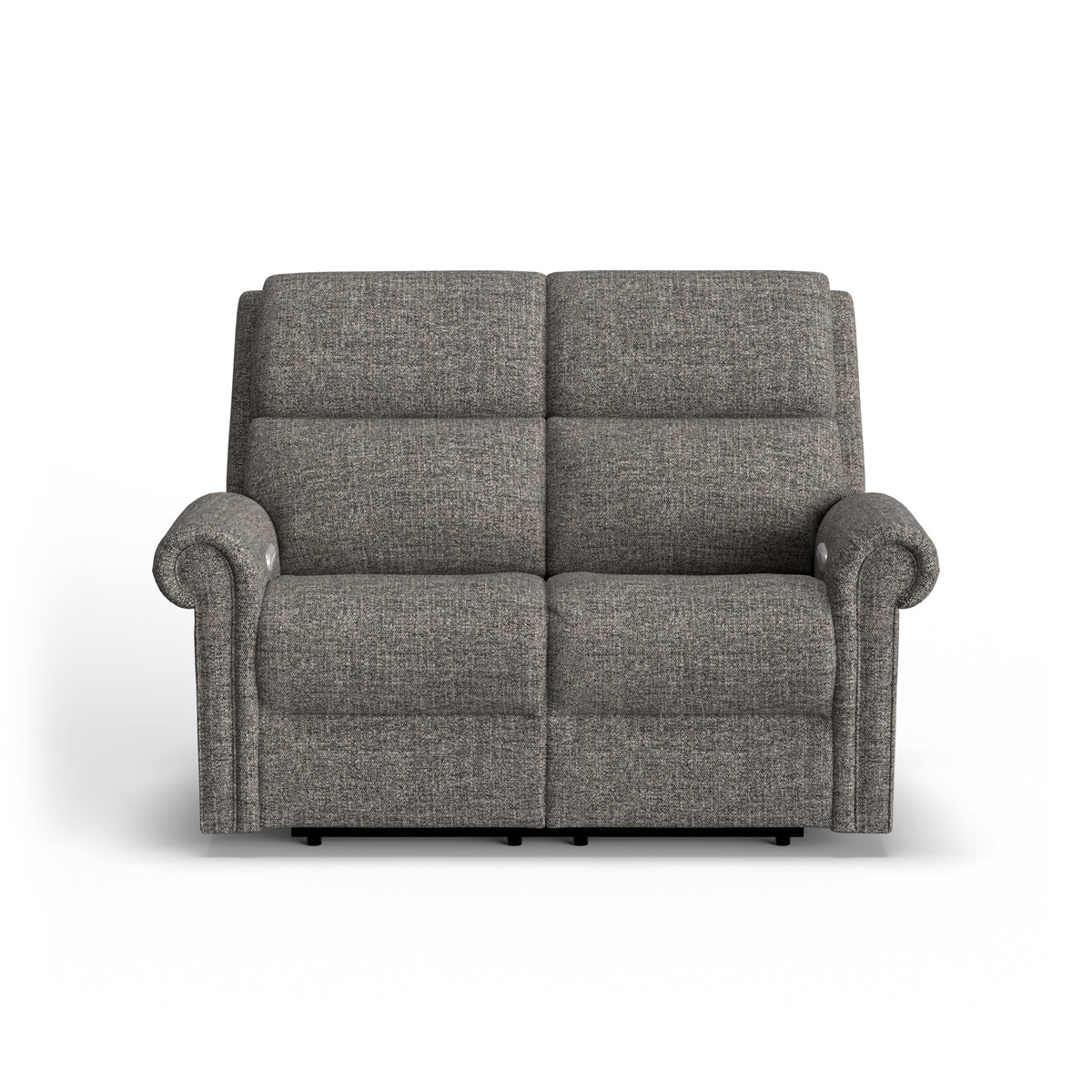 Bernard Fabric Power Reclining Loveseat with Power Headrest & Lumbar