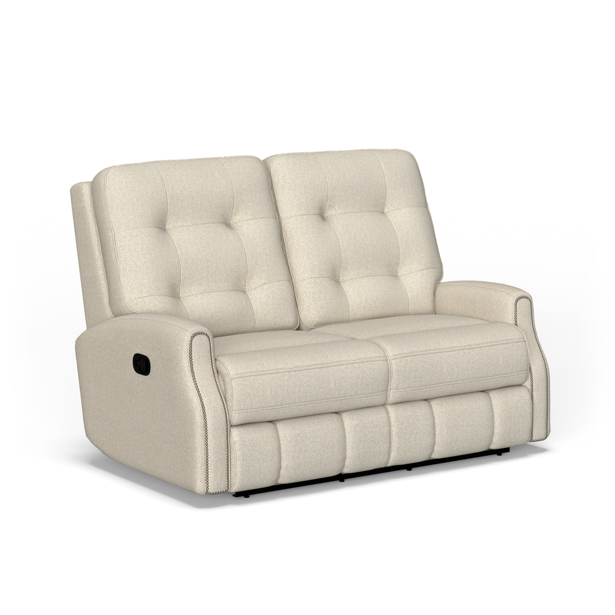 Devon Fabric Reclining Loveseat
