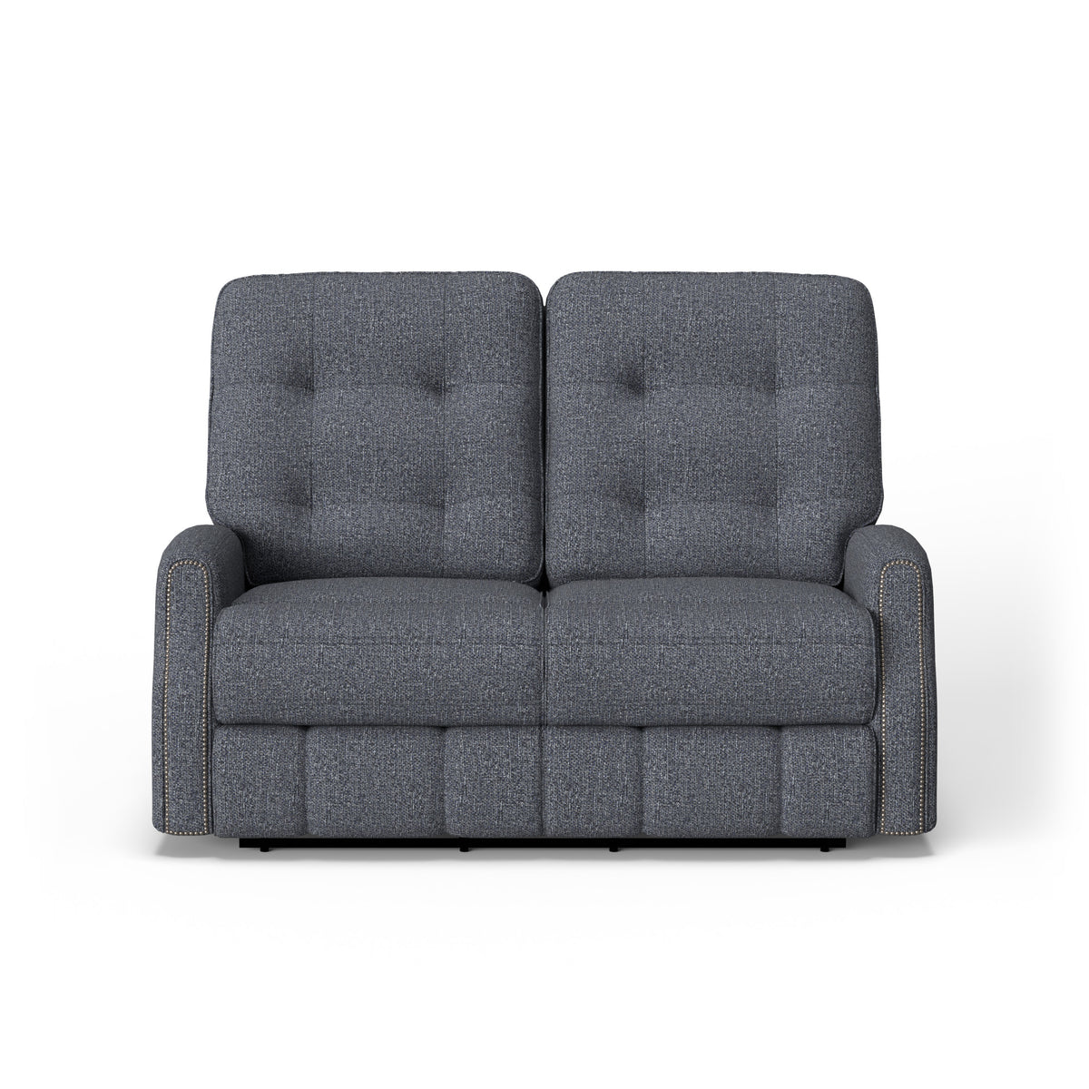 Devon Fabric Power Reclining Loveseat with Power Headrests