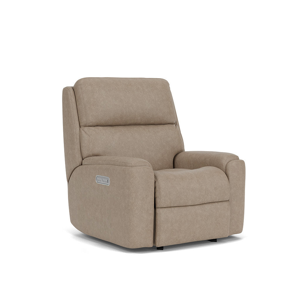 Rio Fabric Power Rocking Recliner with Power Headrest