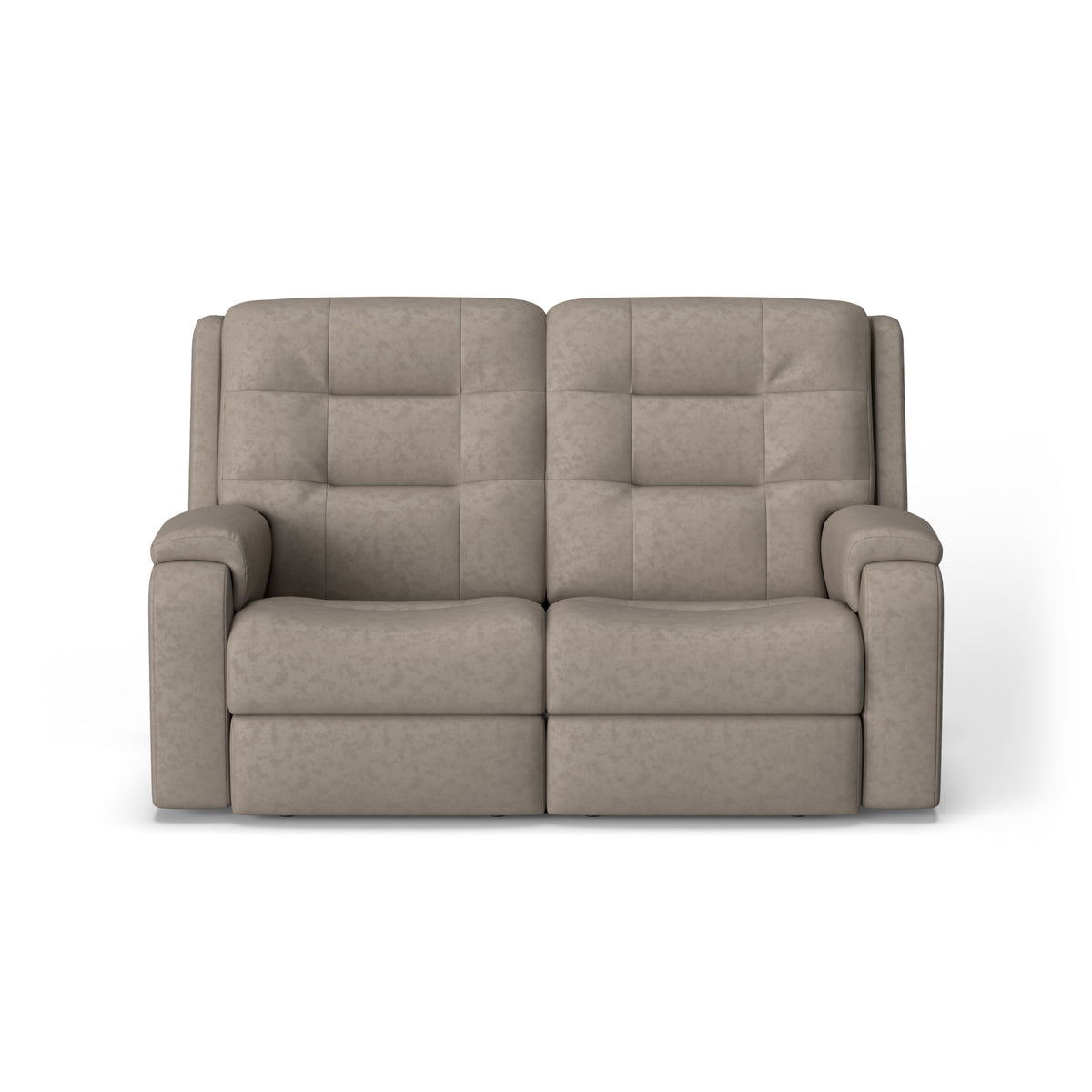Arlo Leather Power Reclining Loveseat with Power Headrests