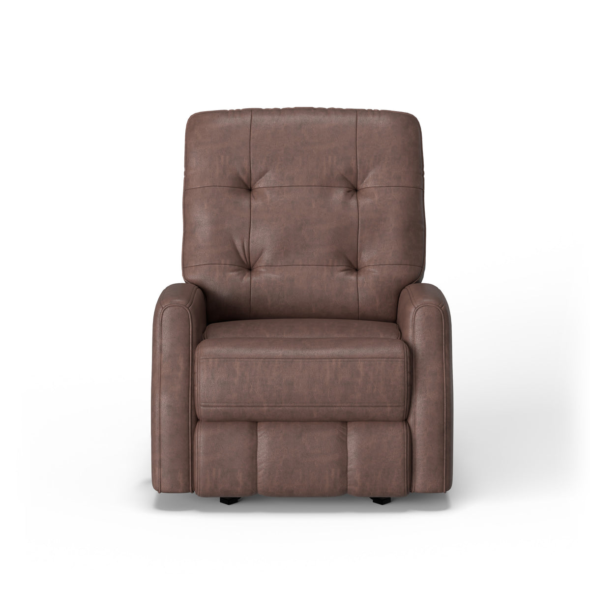 Devon Leather Power Rocking Recliner with Power Headrest