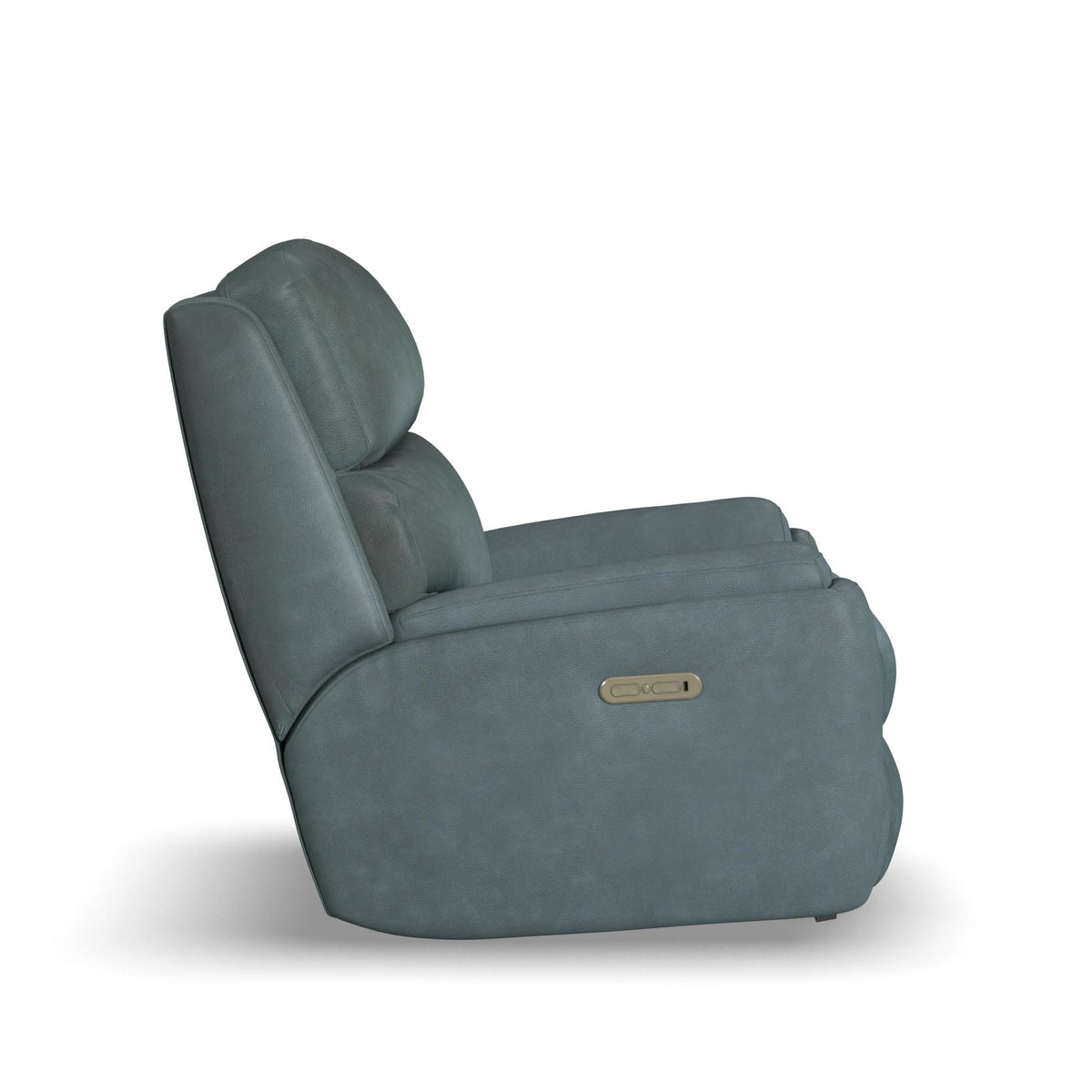 Rio Leather Power Rocking Recliner with Power Headrest
