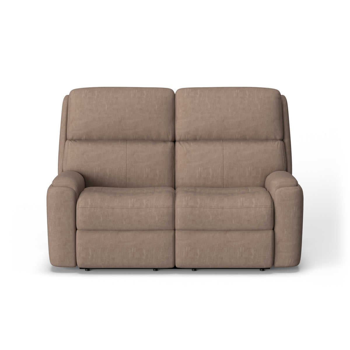 Rio Leather Power Reclining Loveseat with Power Headrests