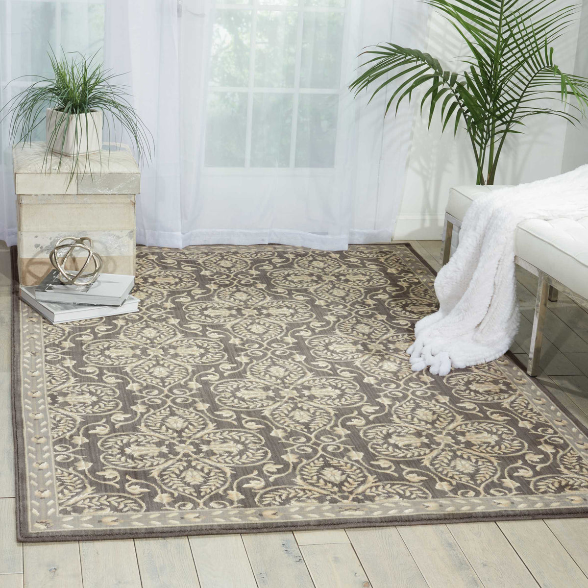 Riviera RI01 Graphite Rug
