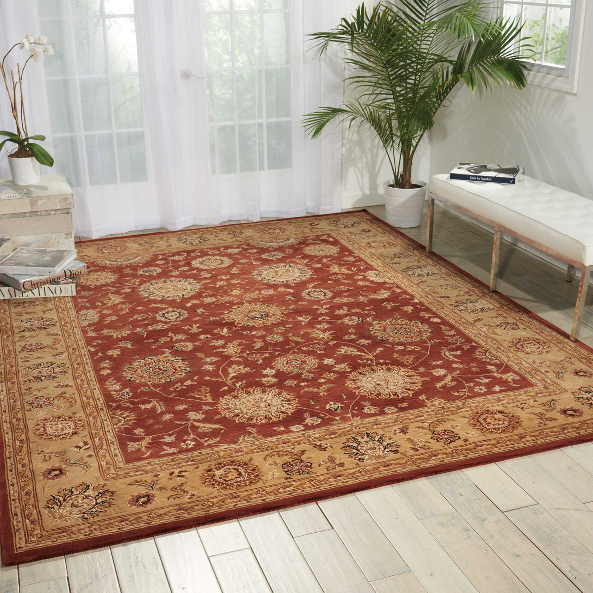 Nourison 2000 2258 Rust Rug