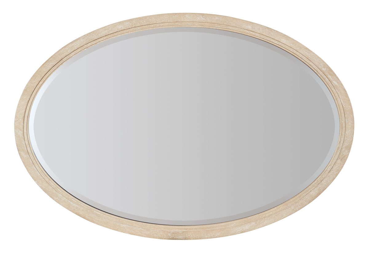 Nouveau Chic Oval Mirror
