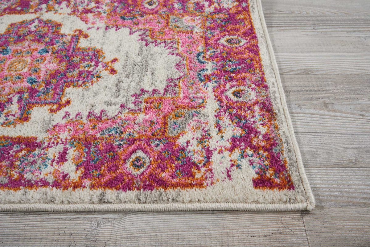 Passion PSN03 Ivory/Fuchsia Rug