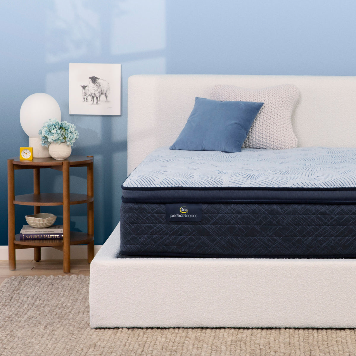 Perfect Sleeper Nurture Night 14.5" Plush Pillow Top Mattress