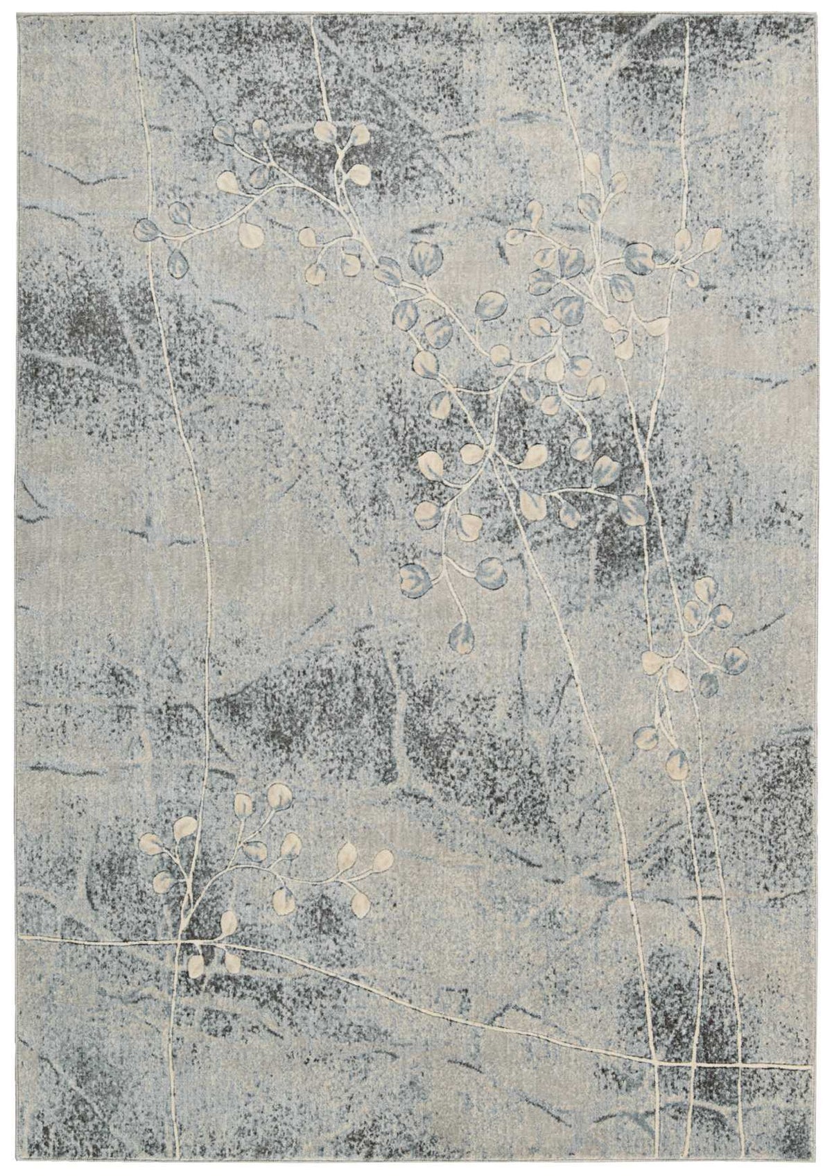 Somerset ST74 Silver Blue Rug