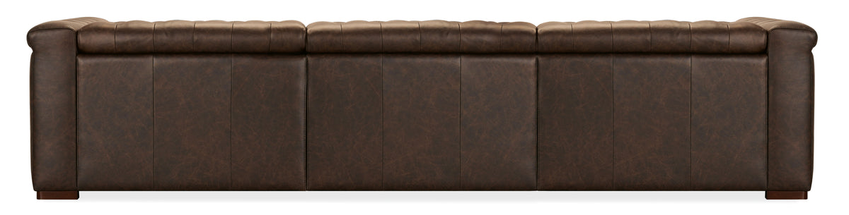 Savion Deux 3 Seat Sofa with Two Power Recliners and Three Power Headrests