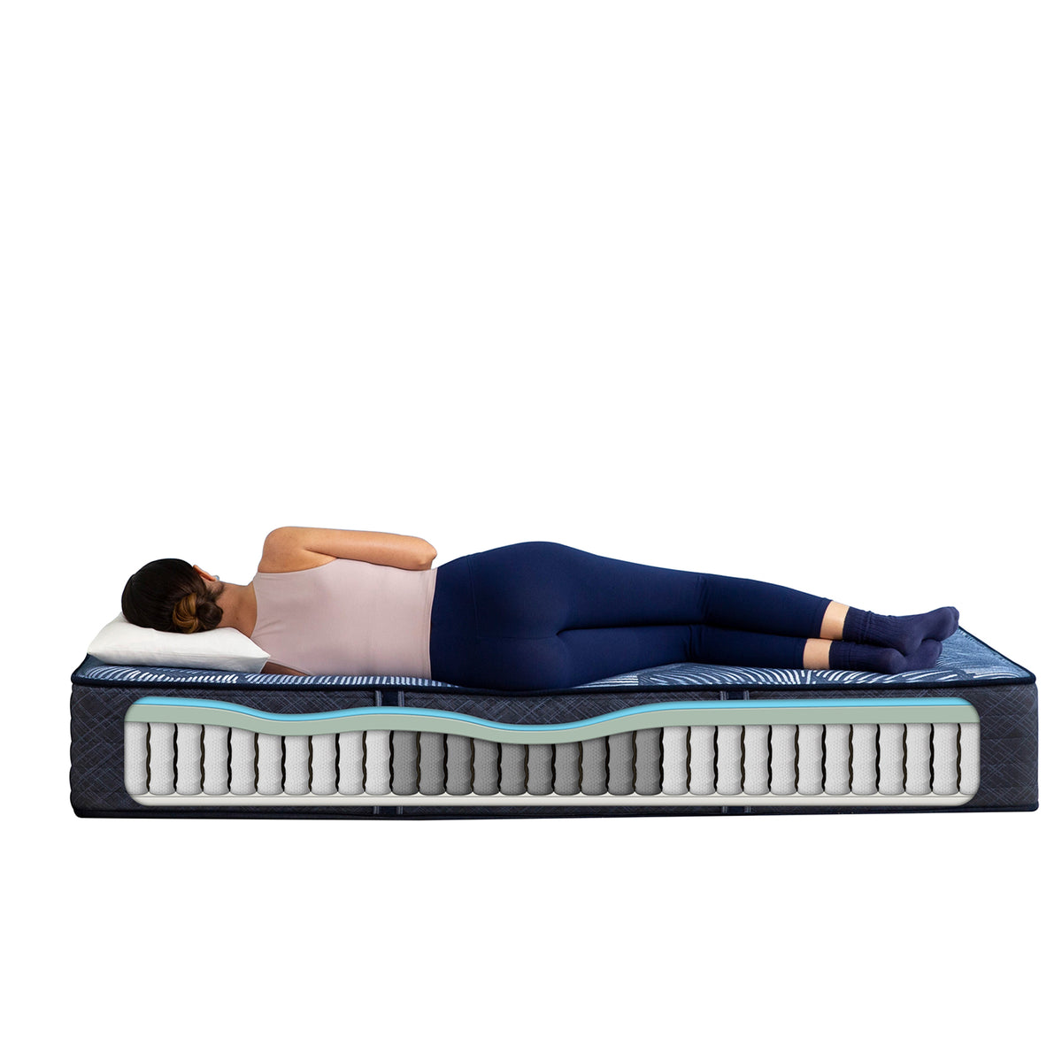Perfect Sleeper Pacific Peace 12" Hybrid Medium Mattress