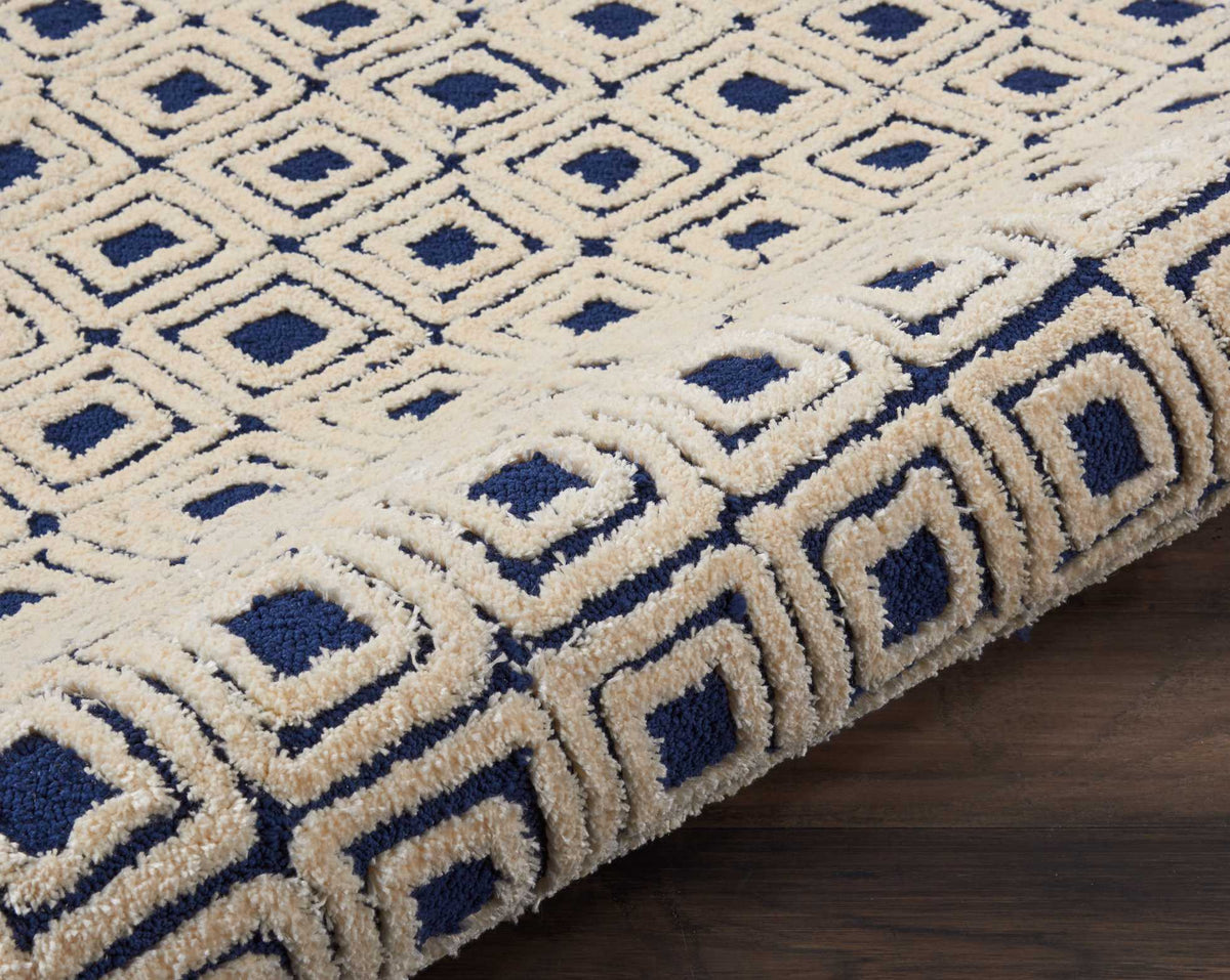Deco Mod DEC02 Navy Ivory Rug