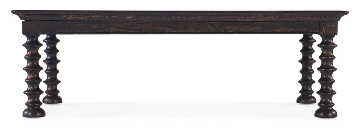 Big Sky Turned Leg Cocktail Table