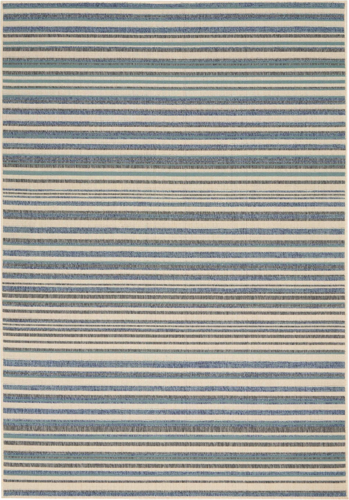 Lido LID01 Blue Cream Rug