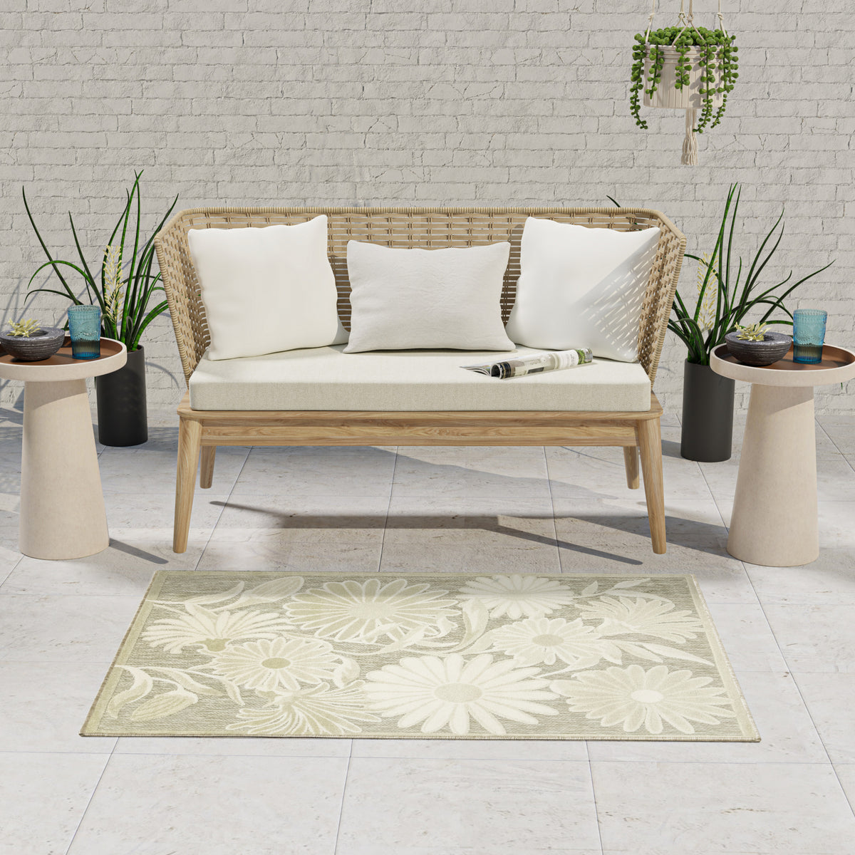 Aloha ALH33 Ivory Sage Rug