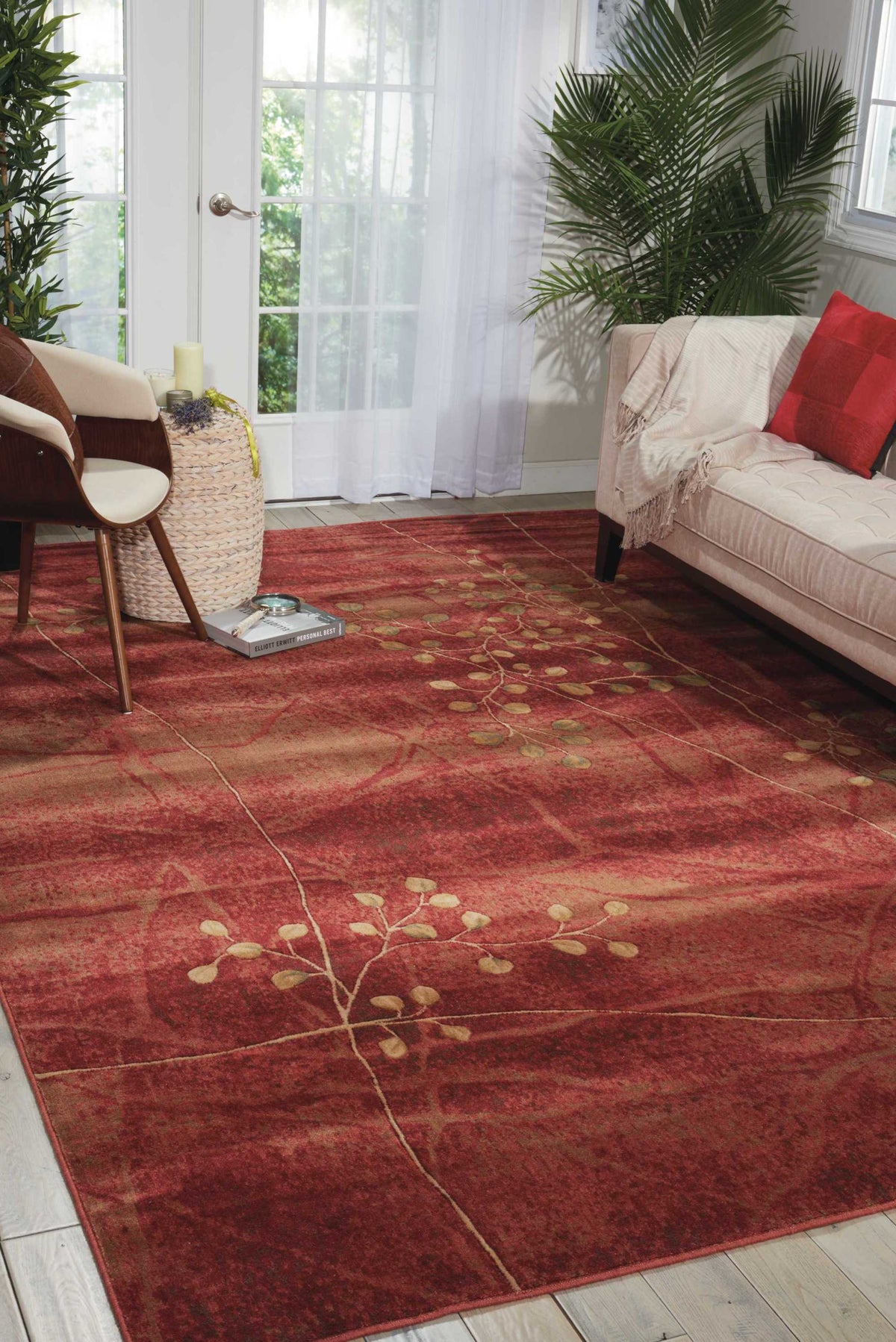 Somerset ST74 Flame Rug