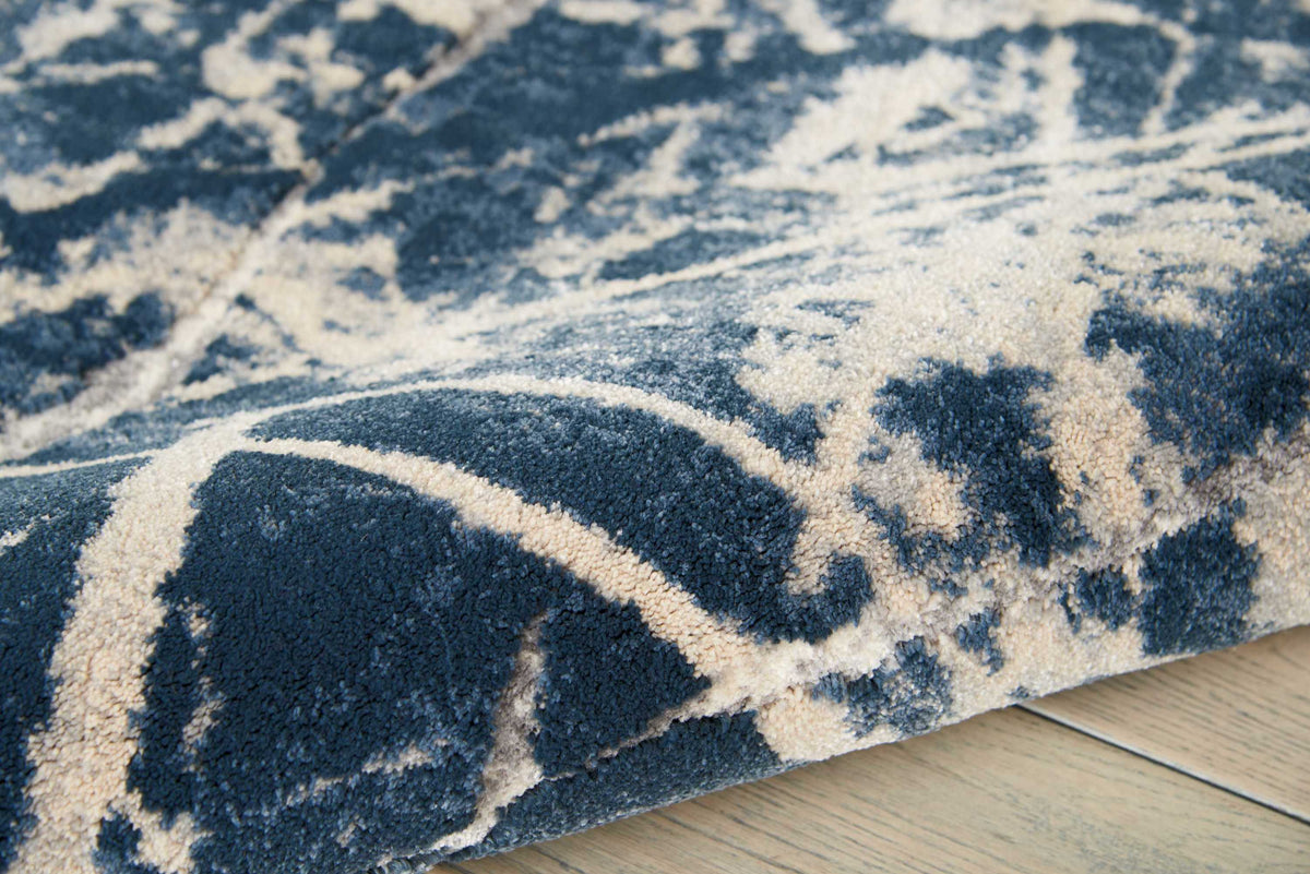 Heritage KI356 Beige Blue Rug