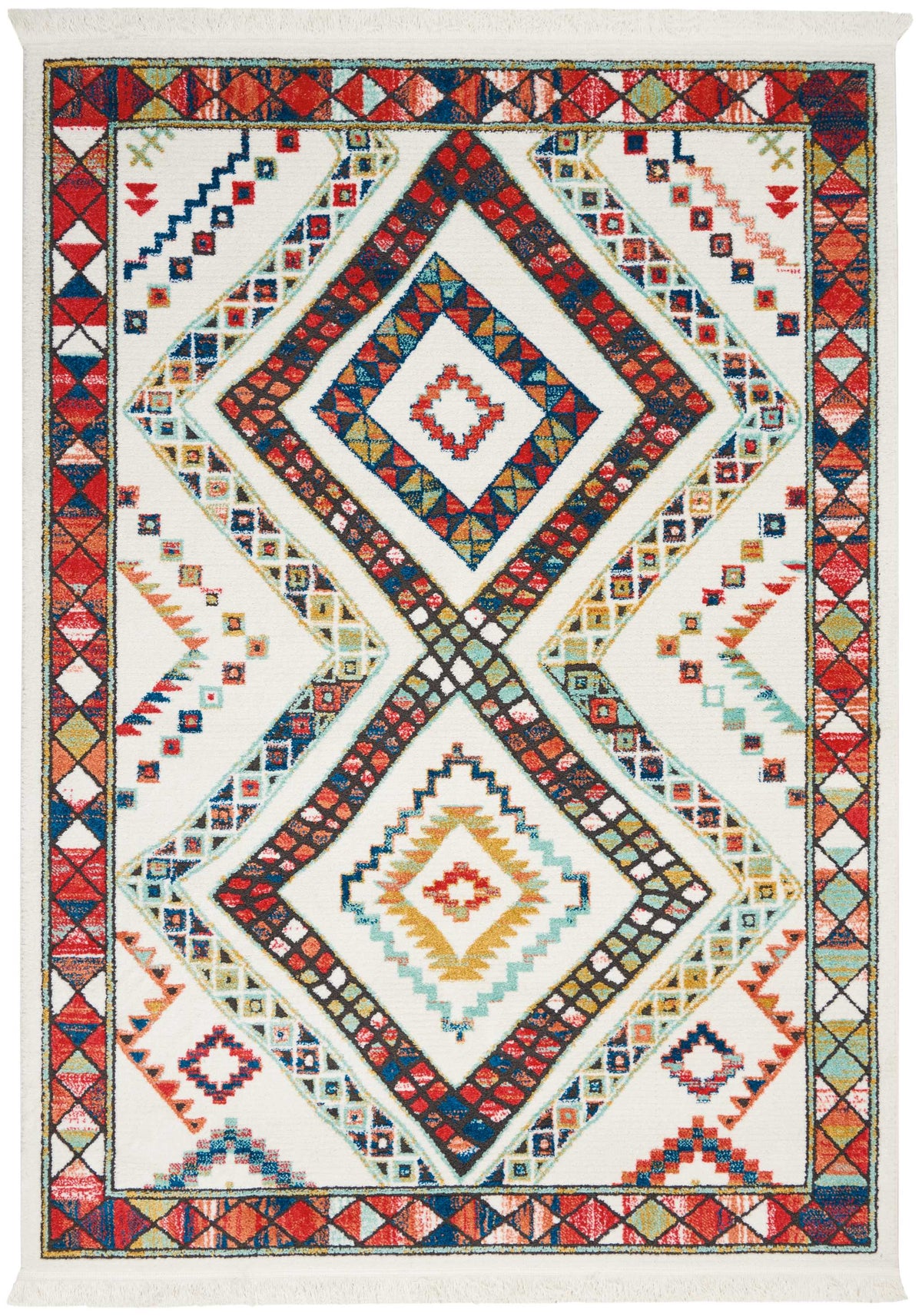 South Western NAV02 White Rug