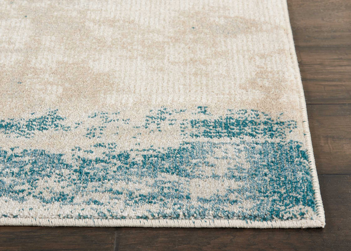 Maxell MAE13 Ivory/Teal Rug