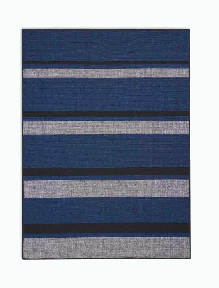 San Diego CK730 Cobalt Black Rug