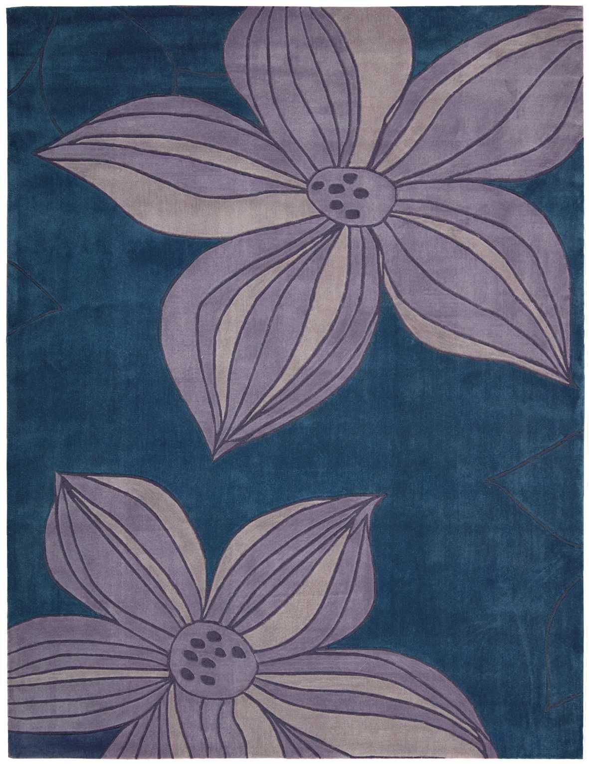 Contour CON19 Blue Rug