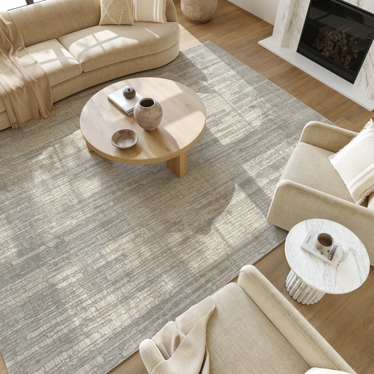Soft Structure SOF03 Grey Rug