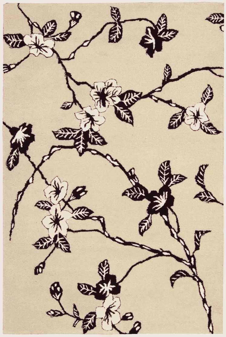 Modern Elegance LH08 Black White Rug
