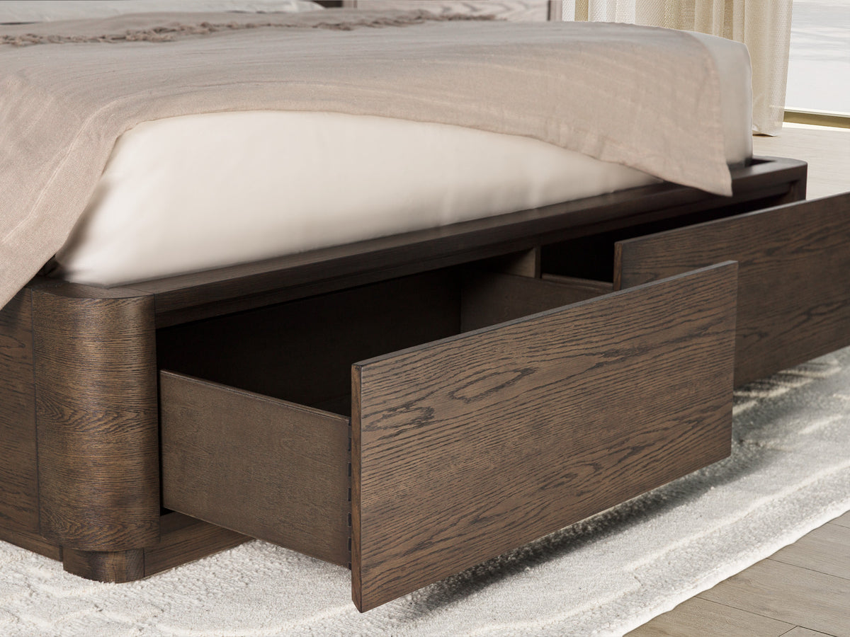 Athens Queen Panel Storage Bed