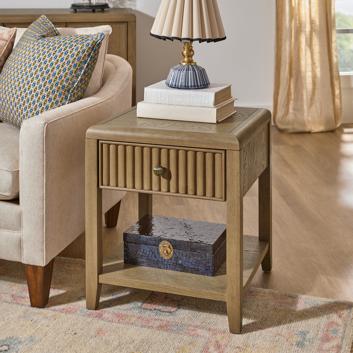 Reed Chairside Table
