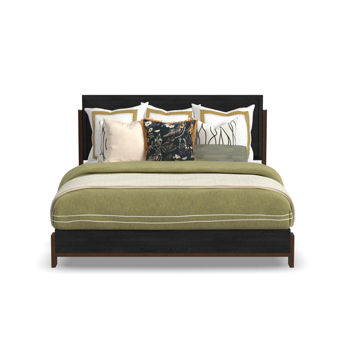 Waterfall King Panel Bed