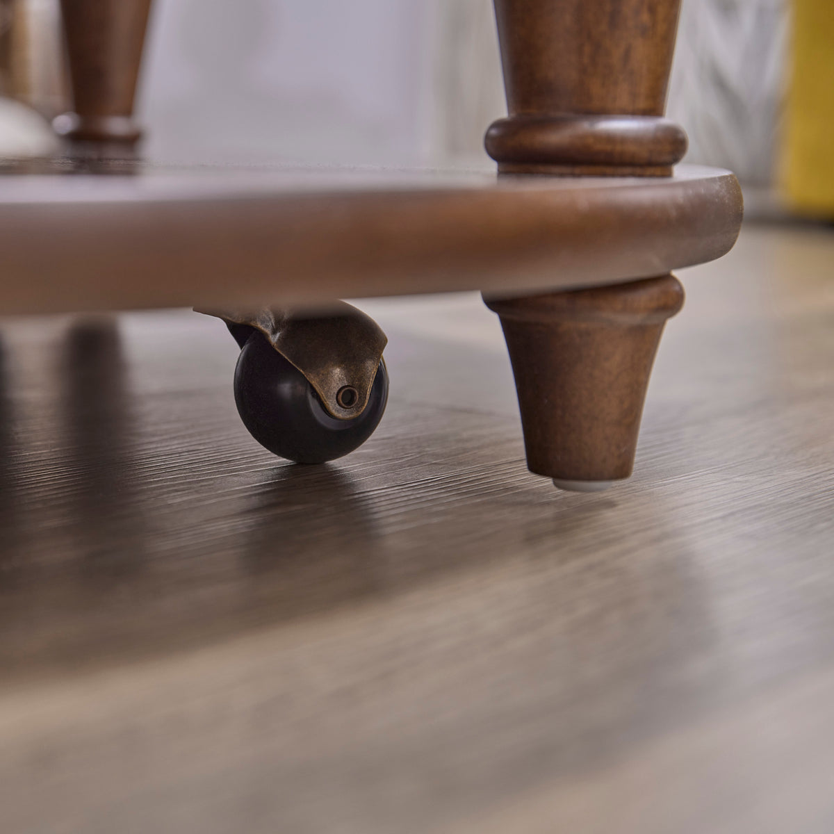 Bellevue Round Coffee Table with Casters