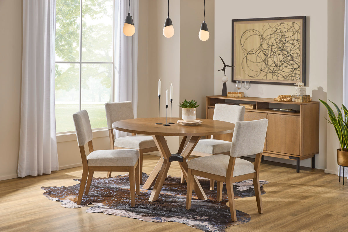 Millwork Pair of Dining Chairs
