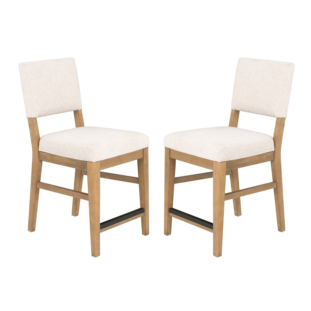 Millwork Pair of Counter Chairs