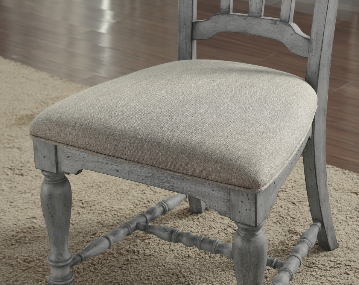 Plymouth Pair of Armless Dining Chairs 22" W