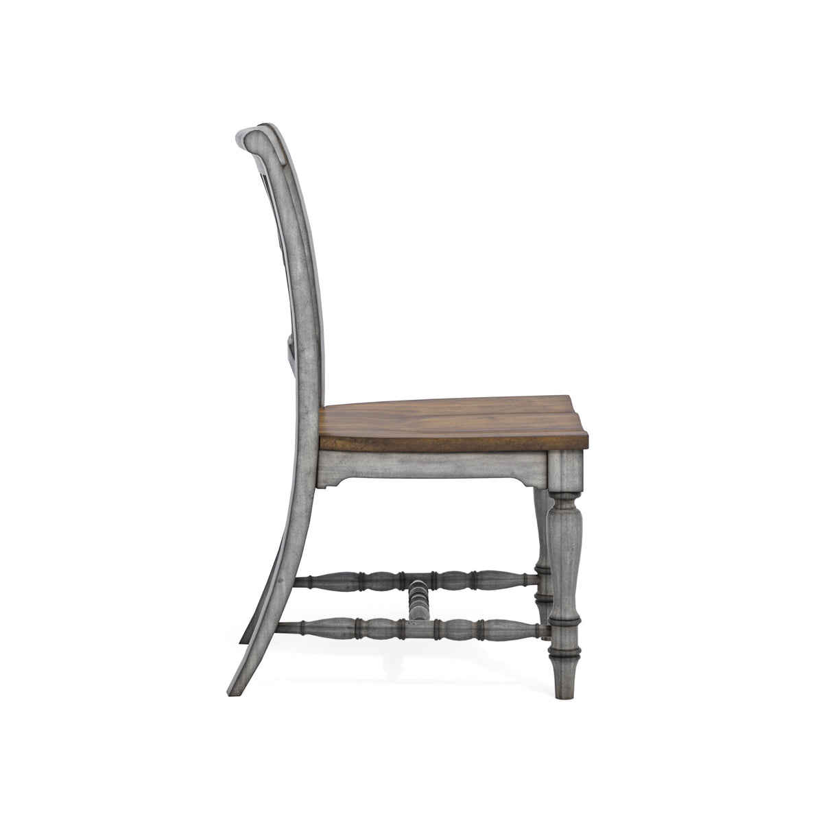 Plymouth Pair of Armless Dining Chairs 22" W