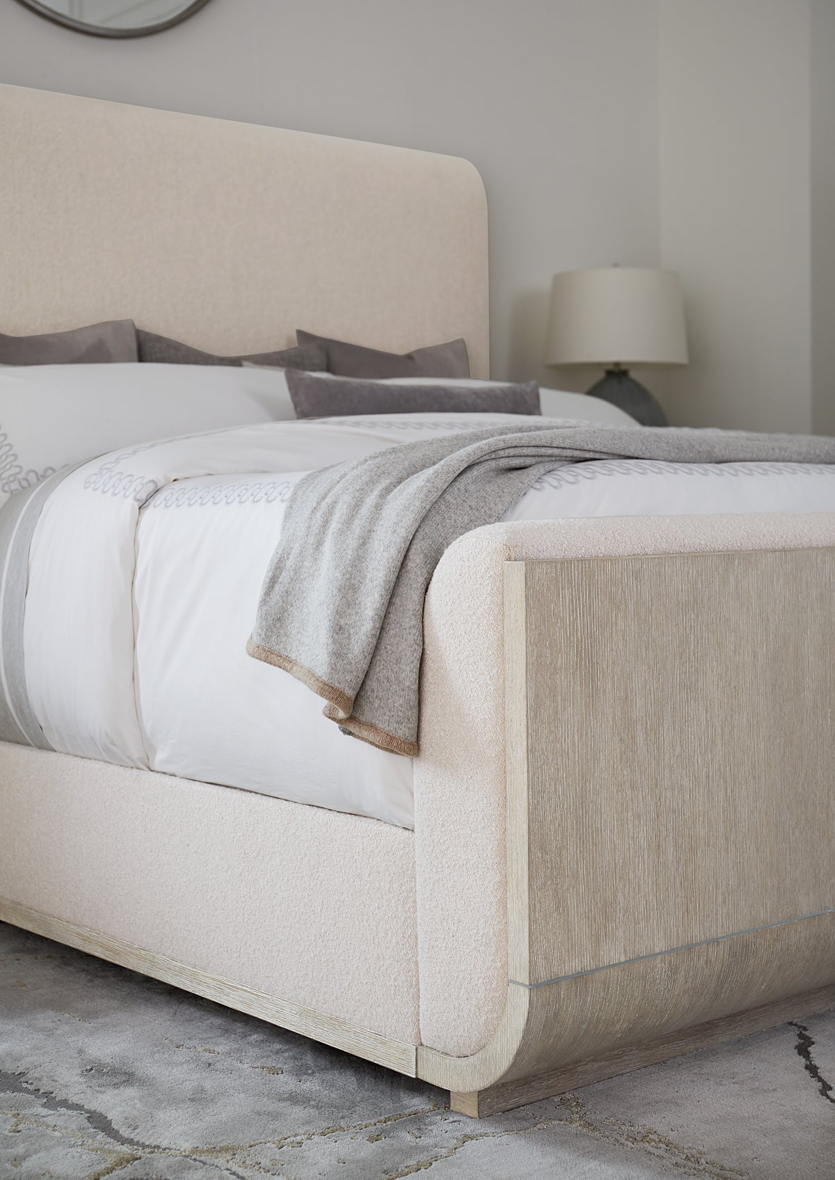 Modern Mood Queen Upholstered Panel Bed