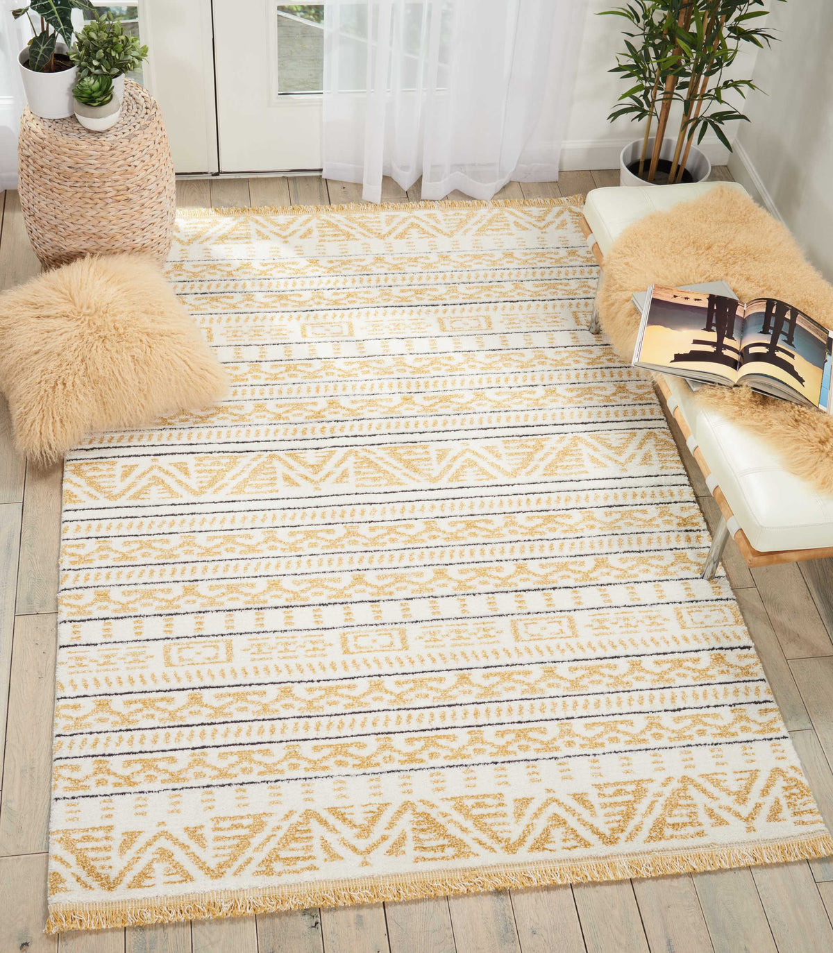 Kamala DS503 Yellow Rug
