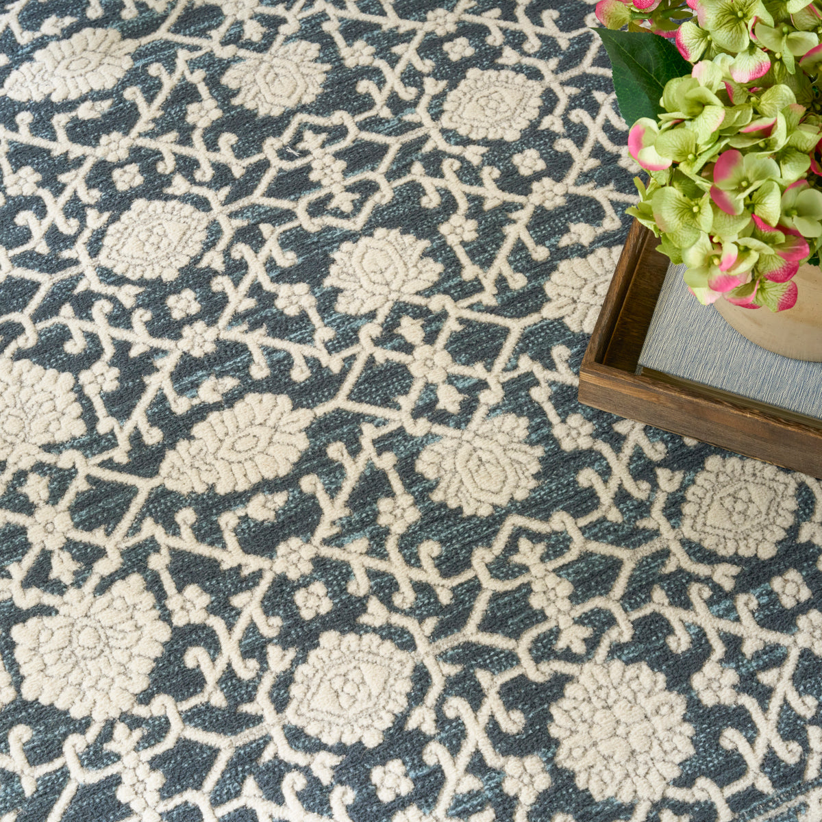 Grace GCE01 Blue Rug