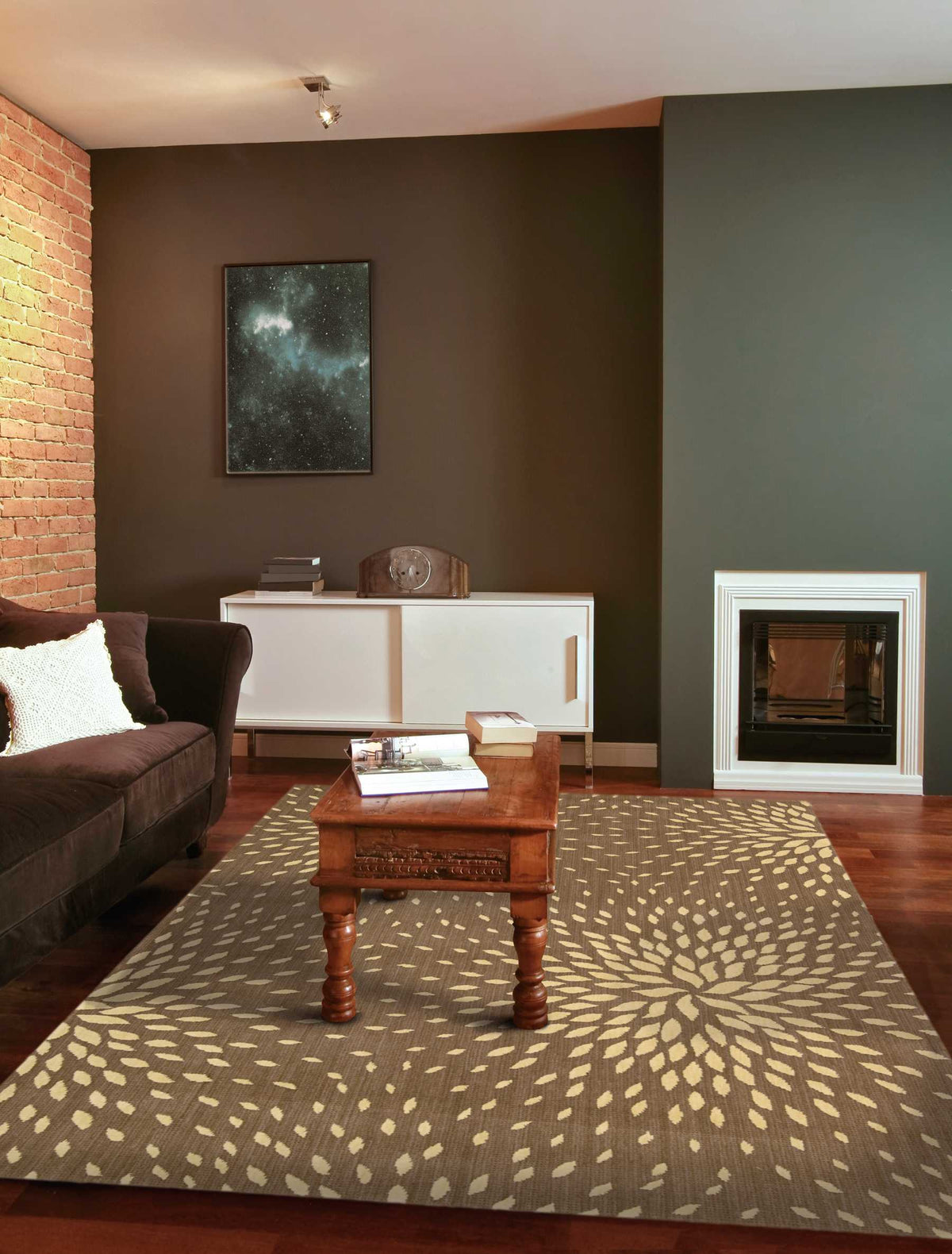 Capri CAP2 Mocha Rug