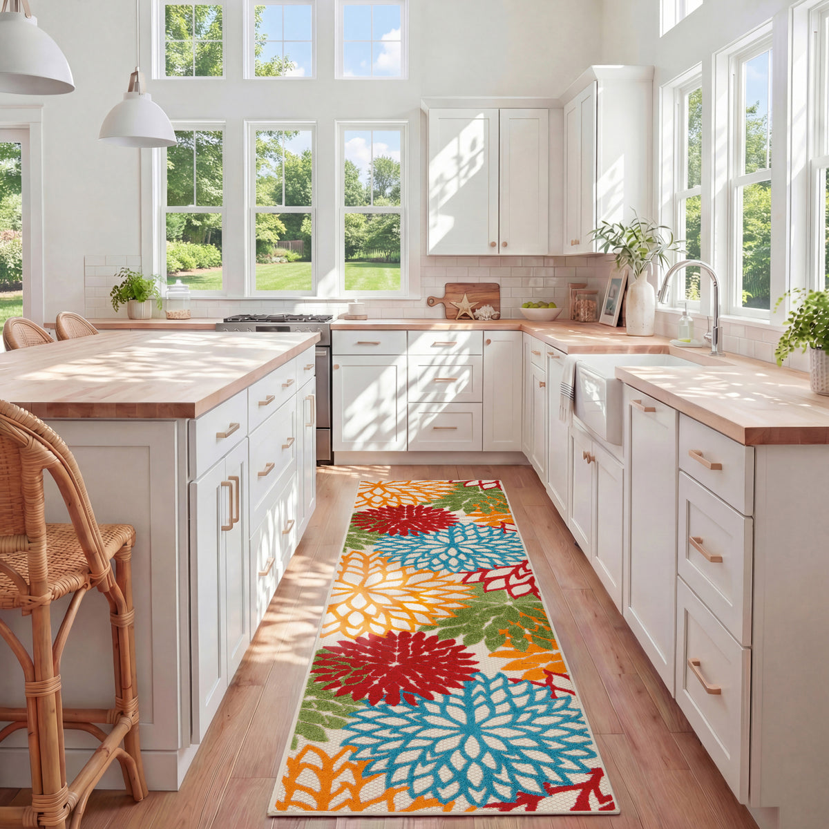 Aloha ALH05 Green Rug