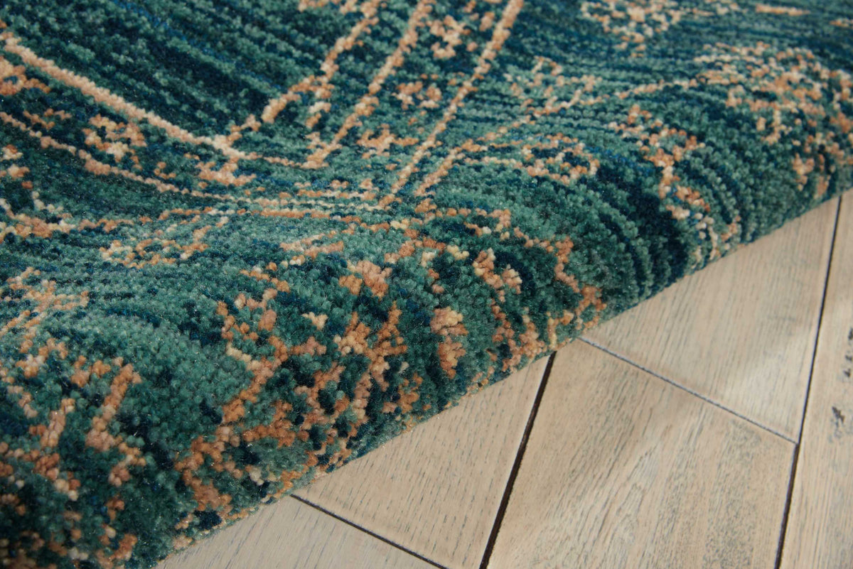 Nourison 2020 NR202 Teal Rug