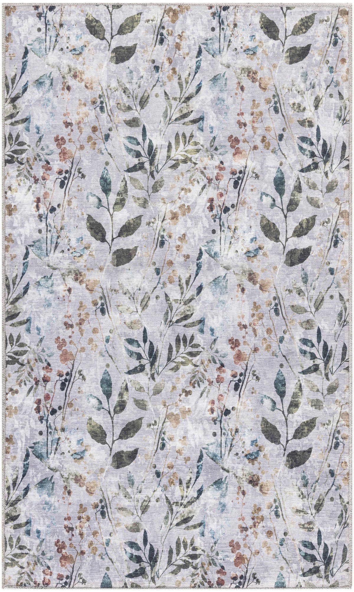 Nourison Washables NWB05 Grey Multicolor Rug